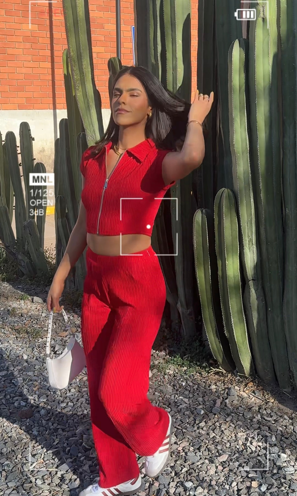 Set Rojo con cierre