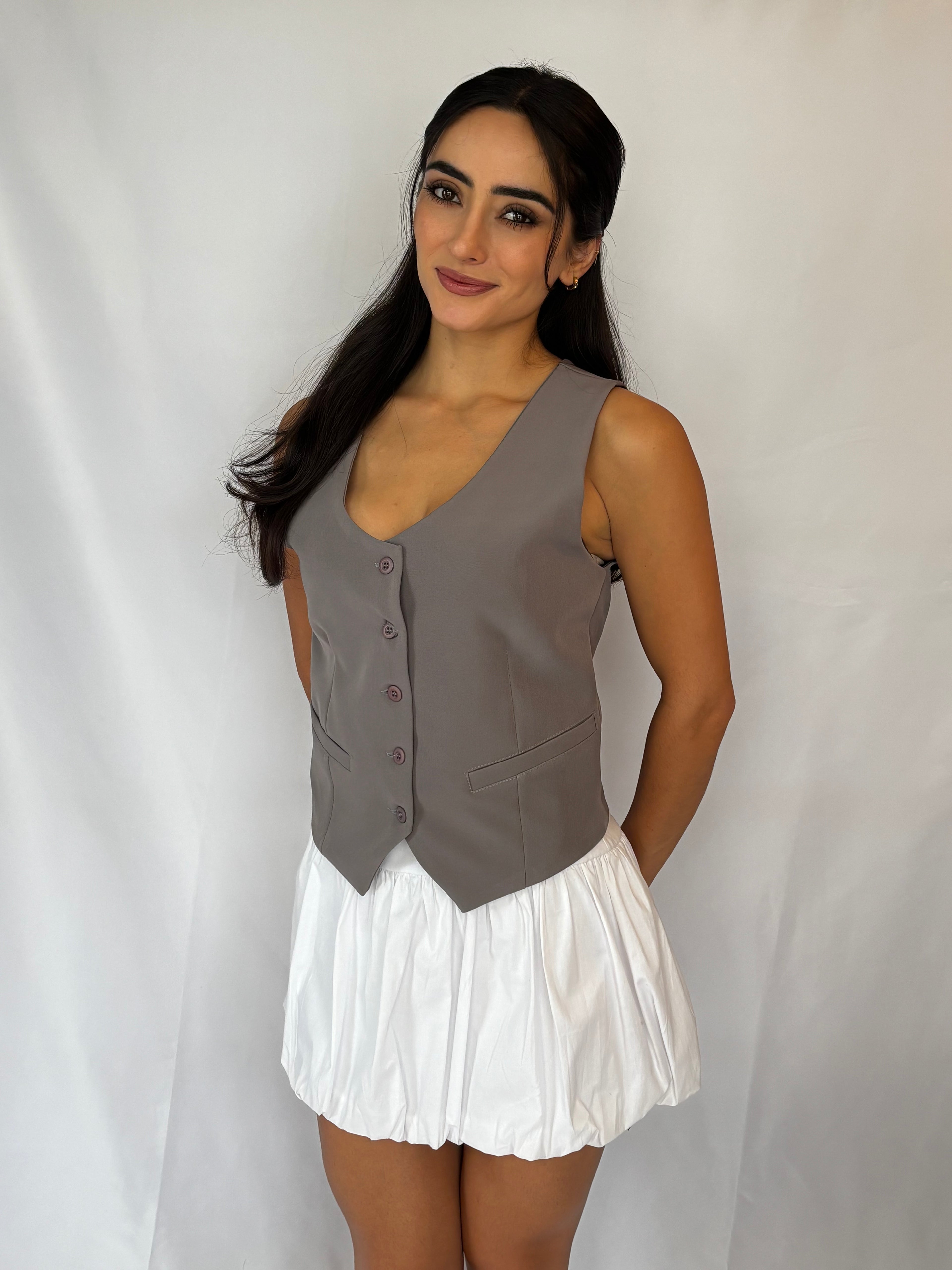 Chaleco gris