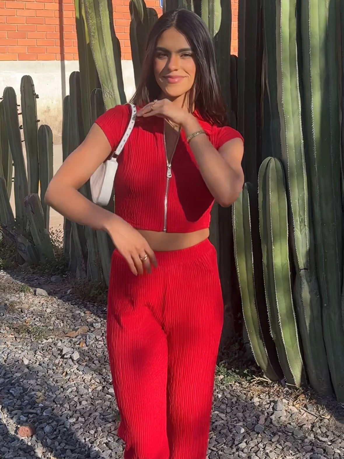 Set Rojo con cierre